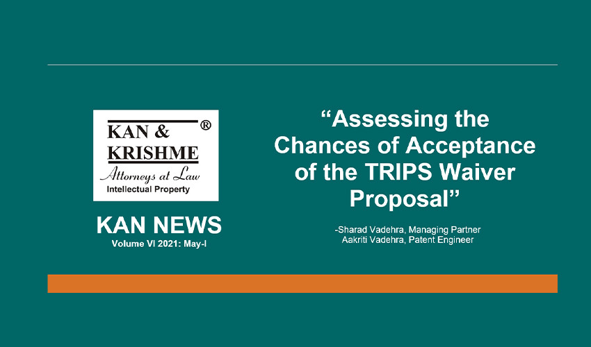Assessing the Chances of Acceptance of the TRIPS Waiver Proposal