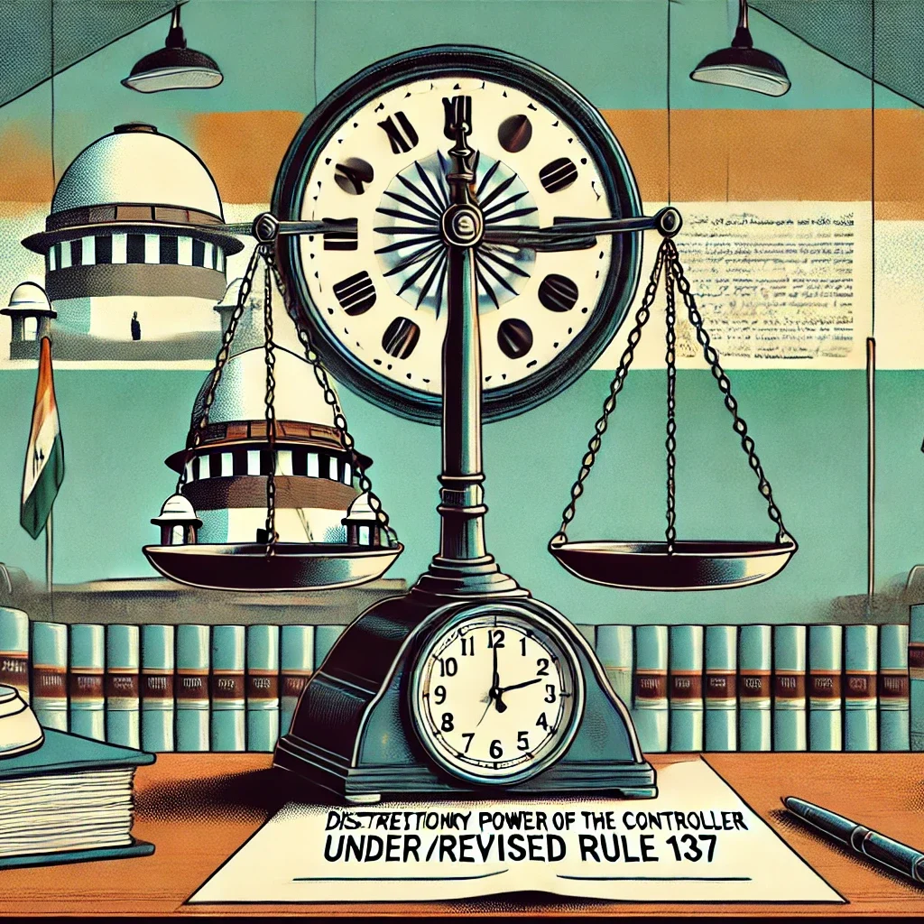 Discretionary Power of The ControllerUnder (Revised) Rule 137