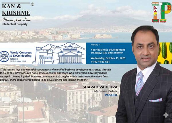 FICPI Speaker Sharad Vadehra