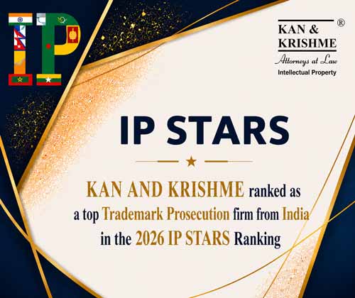 Kan & Krishme Recognized Once Again in Managing IP’s 2026 IP Stars Rankings for Trademark Prosecution