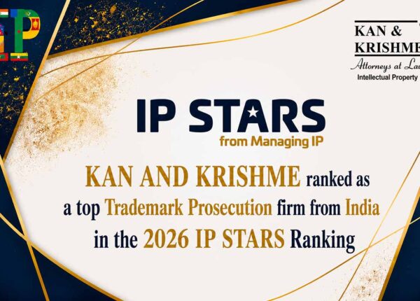 Kan & Krishme Recognized Once Again in Managing IP’s 2026 IP Stars Rankings for Patent and Trademark Prosecution