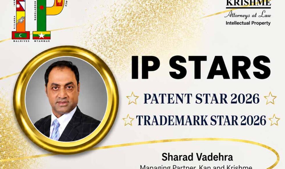 Sharad Vadehra Recognized in Managing IP's IP STARS 2026 Rankings