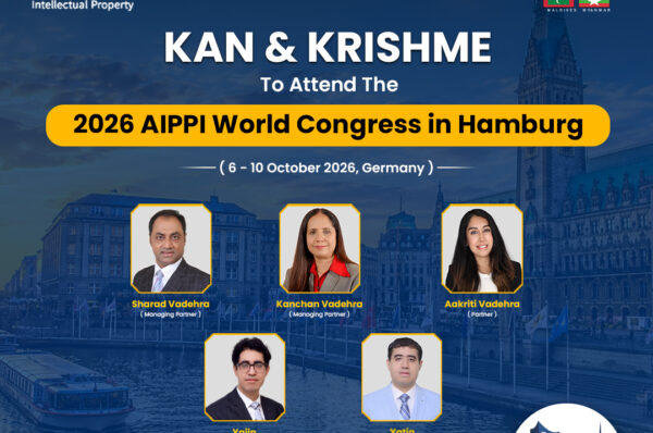 KAN & KRISHME will attend the 2026 AIPPI World Congress in Hamburg from 6–10 October. Meet our team at Booth No. 33. AIPPI World Congress, Intellectual Property Law Conference,