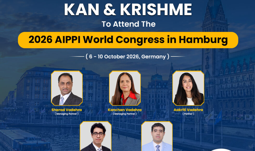 KAN & KRISHME will attend the 2026 AIPPI World Congress in Hamburg from 6–10 October. Meet our team at Booth No. 33. AIPPI World Congress, Intellectual Property Law Conference,