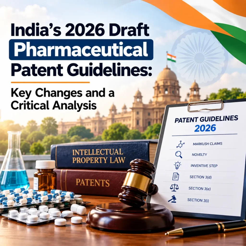 India’s 2026 Draft Pharmaceutical Patent Guidelines: Key Changes and a Critical Analysis